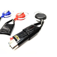 Étui pour briquet rétractable avec logo personnalisé, prix de gros, pas cher, avec cordon et clip, support pour briquet USB