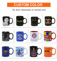 Taza de Cerámica con Logotipo Personalizado al por Mayor, Taza de Café Colorida OEM ODM, Taza de Regalo Promocional para Oficina, Cafetería, Pedidos Corporativos al por Mayor