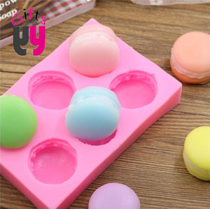 1pc Vente en gros <span class=keywords><strong>Moule</strong></span> à pâtisserie en silicone pour <span class=keywords><strong>macaron</strong></span> 6 cavités Moules à savon en silicone Moules à gâteaux - Product Image 5