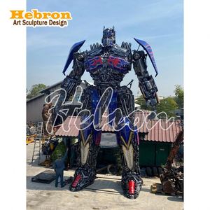 Esculturas de Robots Metálicos de Estilo Punk y Heavy Metal <span class=keywords><strong>2022</strong></span>, Decoración para Bares, Artesanía en Metal Reciclado, MOQ Bajo - Product Image 1
