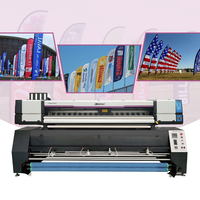 Impresora de Tinta de Sublimación Comercial de Alta Velocidad de 1800 mm I3200, Impresora de Banderas de Doble Cabezal I3200 para Publicidad Exterior