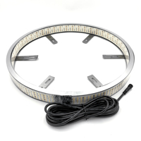 Nouvelles bandes lumineuses Lumina à 12 rangées, ambre et blanc, 15-17 pouces, pour jantes de camion et pick-up