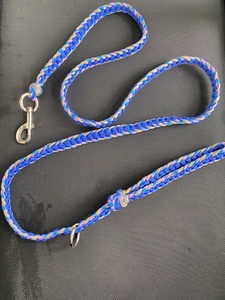 Ensemble collier et laisse pour chien paracorde de luxe avec logo personnalisé collier macramé en corde de nylon tressé à la main collier pour chien corde - Product Image 4