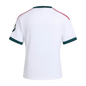Emirates Fly Better Camiseta de fútbol para hombre, blanca, manga corta, cuello en V, poliéster, verano, absorbe la humedad, ajuste regular - Product Image 2