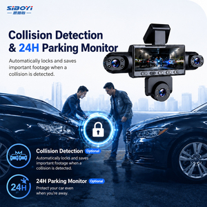 Telecamera da cruscotto a 5 canali 4K, videocamera <span class=keywords><strong>per</strong></span> auto a 360 gradi, registratore veicolare con visione notturna e monitoraggio parcheggio <span class=keywords><strong>per</strong></span> la sicurezza dell'auto - Product Image 5