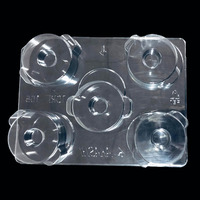 Barquette jetable antistatique ESD recyclable pour l'électronique grand public, fabriquée en matériaux durables PS, PLA, PVC, PP, PET
