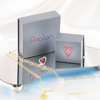 Vente en gros de boîte d'emballage cadeau de bijoux bracelet de luxe en papier rigide personnalisé avec logo emballage de boîtes à bijoux collier