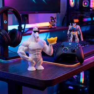 Figura de Cabeza de <span class=keywords><strong>Caballo</strong></span> <span class=keywords><strong>Musculoso</strong></span> 3D con Gafas de Sol, Adorno de <span class=keywords><strong>Caballo</strong></span>, Lingote Dorado, Decoración para Oficina y Hogar, Amuleto de la Suerte, Regalo - Product Image 1