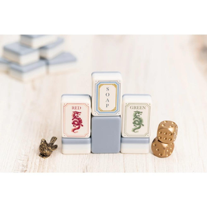 Han Tai 2026 Nuevo Juego de Fichas Hampton Azules de 3 Capas de la Fábrica Mahjong, Fichas de Mahjong Americanas Personalizadas para Entretenimiento, 1.4*1*0.6 pulgadas - Product Image 3