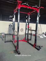 Venta al por mayor Power Rack Squat Rack con Plataforma Gimnasio en Casa S088 Entrenador Multifuncional con Plataforma de Levantamiento de Pesas