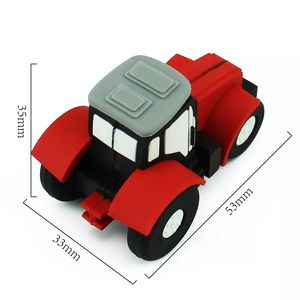 Unidad Flash USB en forma de Tractor, 4 <span class=keywords><strong>GB</strong></span>, 8GB, 16GB, 32GB, con logotipo personalizado, maquinaria agrícola, oferta - Product Image 6