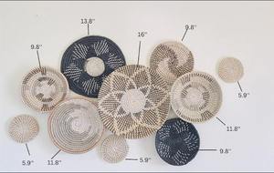 Cestas Decorativas de Pared Tejidas a Mano Estilo Boho, las Más Vendidas, Alta Demanda, Decoración del Hogar - Product Image 5