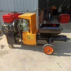 Mörtels prüh maschine Voll automatische Zementmörtel sprüh maschine Diesel kolbenpumpen sprüh maschine - Product Image 6