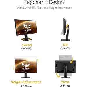 Monitor Asus Tuf Gaming de 27 Pulgadas, 1440p, 165Hz con G Sync y HDR10 para Juegos - Product Image 3