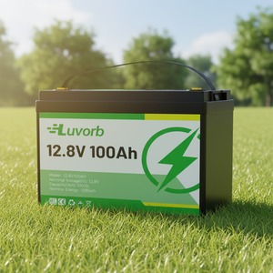 Batería de Litio de Ciclo Profundo de Estado Sólido, Fosfato de Hierro y Litio, 12.8V 100AH, para Montacargas y Almacenamiento de Energía Doméstica - Product Image 2