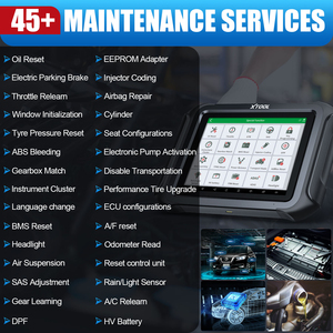 XTOOL D9EV OBD2 kod okuyucu topoloji haritalama aktif Test için Tesla & Tesla D9 EV enerji araç akü paketi algılama CNA FD ile - Product Image 3