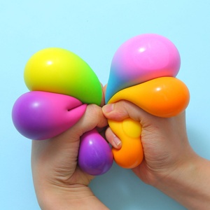 Hot Selling 6CM Color Changing Plastic <b>Squeeze</b> <b>Ball</b> Sensory Stress Fidget Toy for Kids and Adults - Product Image 2