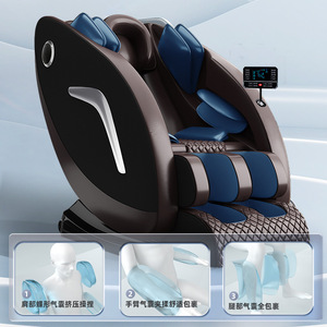 Fauteuil de massage multifonctionnel de luxe pour tout le corps, type capsule spatiale, électrique, pour personnes âgées, usage domestique, avec 31 à 60 airbags en PU - Product Image 4