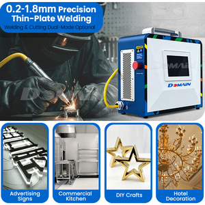 Laser QCW portable MINI pour la soudure par points de tôles métalliques et la signalétique - Caractéristiques du produit 1. Utilise la technologie de contrôle laser QCW - Product Image 4