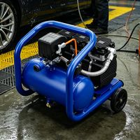 Compresseur d'air à piston oscillant haute pression 21V, capacité 3L, refroidi, silencieux, souffleur de poussière, micro-compresseur d'air portable