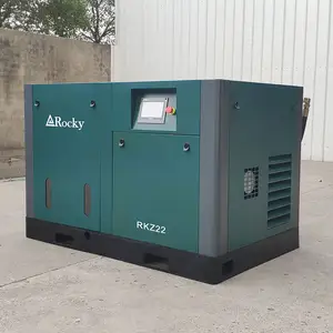 20bar 30Bar 40 Bar orta basınç elektrik PM VSD enerji tasarrufu 30hp vida hava kompresörü 22kW