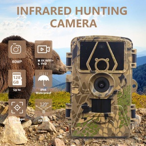60Mp 8K Waterproof Trail <b>Camera</b> Wi-Fi Animal Monitoring <b>Outdoor</b> Hunting Cam - Product Image 2