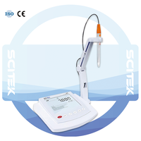 SCITEK pH-Mètre de Paillasse (-2.00-20.00) pH Étalonnage Automatique Écran LCD pH-Mètre de Laboratoire