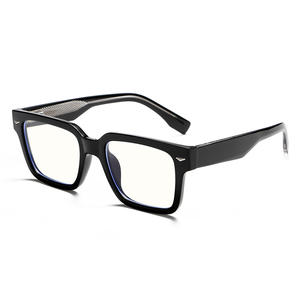 Monture de lunettes optiques gris Jack TR90, monture complète surdimensionnée, protection anti-lumière bleue, unisexe K027OP - Product Image 2