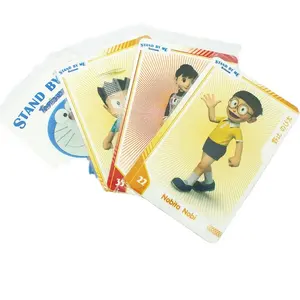 PVC Plastic Cartoon Pattern Playing Game Card With Separate Package