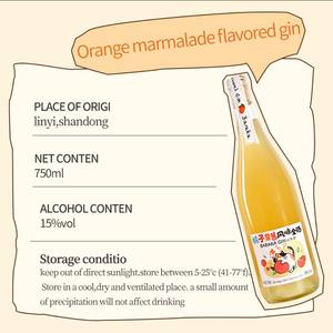 Liquore al Gin con Marmellata d'Arancia 15% ABV, Digestivo Morbido, Ricco e Rinfrescante, Bottiglia da 750ml, Vendita all'Ingrosso per l'Ospitalità - Product Image 1