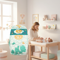 Couches jetables pour bébés ERA My A+ de qualité supérieure, avec logo personnalisé, motif imprimé, vente en gros en vrac