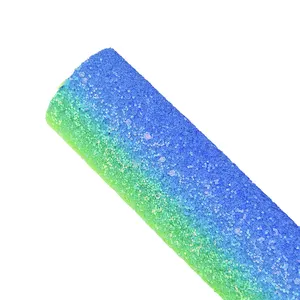 בוקה מכירה לוהטת 30*135 cm קשת צבעים גליטר ויניל ועורות עבור גלישת מתנה דקור