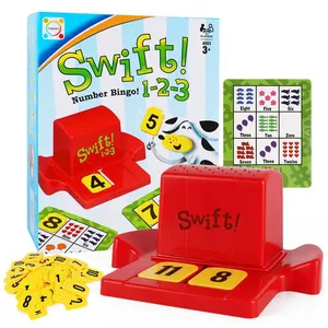 Sıcak satış numarası sayma Swift Bingo oyunu eğitici oyuncaklar çocuklar için