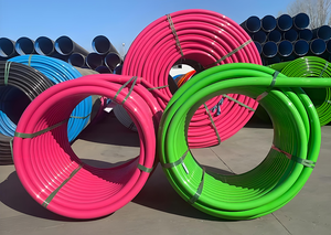 Tubería de Conducto con Núcleo de Silicona HDPE para Cable de Fibra Óptica Subterráneo, Red de Telecomunicaciones - Product Image 4