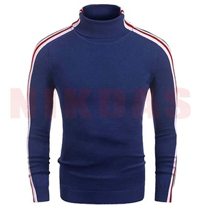 Pulls d'hiver slim fit à col rond pour hommes |   Pull en polaire léger et respirant, anti-plis, grande taille, avec logo personnalisé et impression 3D - Product Image 5