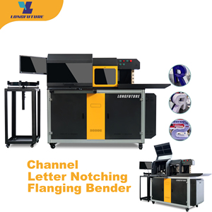 V-cắt notching và mặt bích máy 3D Thư ký thư Máy làm CNC kênh thư Bender - Product Image 1