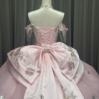Robe de Quinceanera rose onirique Vestidos De Baile Robes d'occasion formelle Robe de soirée Mcd02