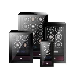 GC03-Z26BB-L-ARF Uhren beweger Finger abdrucks perre 12 Automatik uhren Display Uhren beweger box LCD-Touchscreen RC-Steuerung