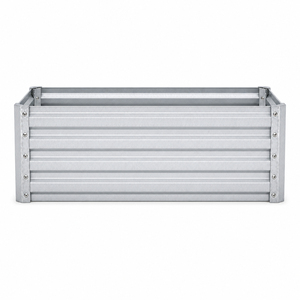 Fioriera Quadrata in Metallo di Alta Qualità, Resistente, Spessore 0,5mm, Peso Netto 6,35kg, per Giardinaggio Esterno - Product Image 1