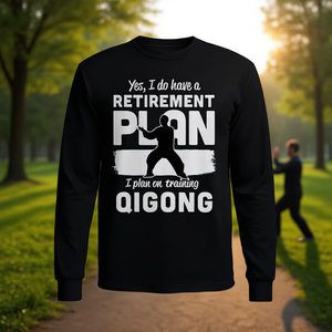 Camiseta de manga larga para practicantes de Qi Gong, artes taoístas, entrenamiento de Chi Gung, plan de jubilación - Product Image 3