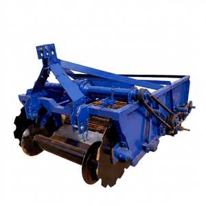 Arado de Discos Doble de 2 Filas Azul, Maquinaria Agrícola con Caja de Cambios para Cultivo del Suelo, Alta Productividad, Multifuncional para Granja - Product Image 1