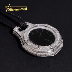 Montre de poche Pop Royal Apolo par Switch Buss Down avec lunette et bracelet en moissanite 925, boîtier de montre Buss Down sur mesure - Product Image 5