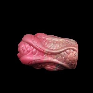 Masturbador Masculino 2025 Inspirado en Plantas, Diseño de Criatura Texturizada de Silicona Rosa, Juguete Sexual para Hombres, Venta al Por Mayor OEM - Product Image 2