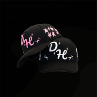 Gorra de Béisbol Deportiva de 5 Paneles de Gamuza con Pedrería de Alta Calidad, Estilo Urbano, Logotipo Bordado en 3D, Forro de Satén, Gorras Personalizadas OEM