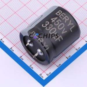 KM450V331SI230*30TA-1A3EL=4.0±0.5t <b>Snap</b>-in Aluminum Electrolytic Capacitor Through hole,D30xL30mm 330uF -10%~+20% 450V 30mm - Product Image 1