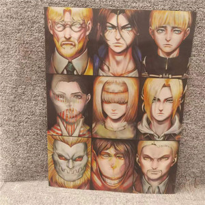 Vente en gros d'images lenticulaires 3D 30x40cm de haute qualité personnalisées Impression lenticulaire d'anime Affiche 3D de l'attaque <span class=keywords><strong>des</strong></span> <span class=keywords><strong>Titans</strong></span> - Product Image 1