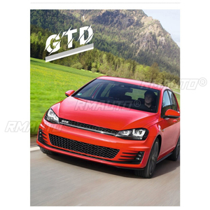 Kit carrosserie pour Volkswagen Golf 7 GTI GTD 2014-2017, calandre de pare-chocs, grilles de course, bandes décoratives, calandre avant, extérieur - Product Image 6