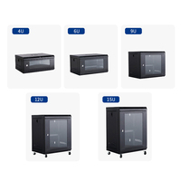 Boîtier de commutateur d'ordinateur Portable Data Center petit 2u 4u 6u 9u 12u 15u 19 pouces Ddf montage mural vertical serveur Rack armoires réseau