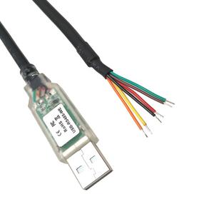 Cable adaptador de interfaz <span class=keywords><strong>RS485</strong></span> a <span class=keywords><strong>USB</strong></span> FTDI <span class=keywords><strong>USB</strong></span> <span class=keywords><strong>RS485</strong></span> <span class=keywords><strong>WE</strong></span> <span class=keywords><strong>1800</strong></span> <span class=keywords><strong>BT</strong></span> para controlador PLC BMS Cable de configuración de programa - Product Image 1