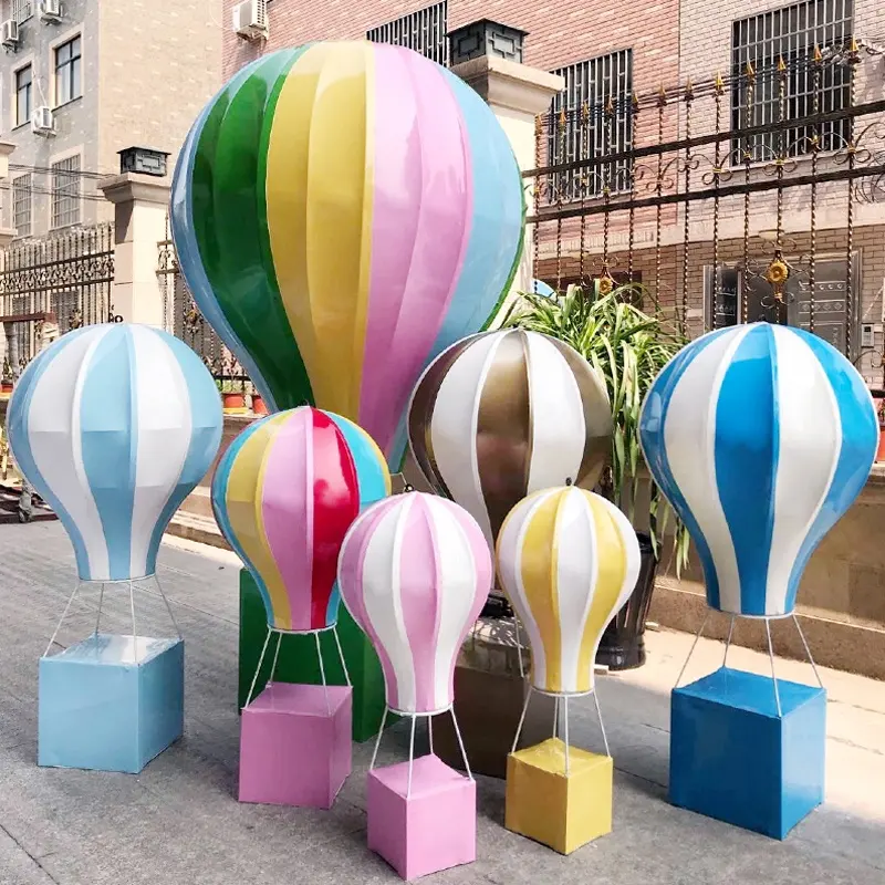 Caliente-venta de la PU tela globos de aire caliente para la ventana de visualización de la fiesta de la boda centro comercial decoración de vacaciones